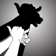 Shadow Puppet Cow
