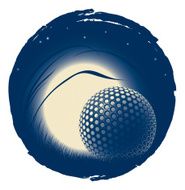 The lonely golf ball
