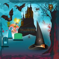 Halloween night background N16