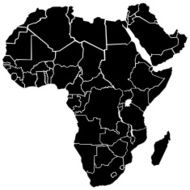 Chunky Africa Map