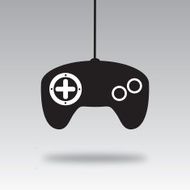 Video Game Controller Silhouette B