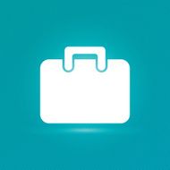 Suitcase icon with stripped background