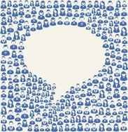 Social media user speech bubble N3