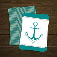 Vector Nautical Flyer Template