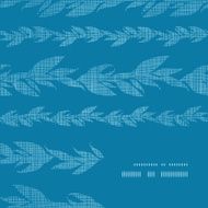 Blue vines stripes textile textured frame corner pattern background