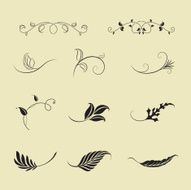 vector leaf design