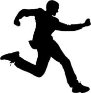 Running Silhouette N4