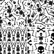 Set of seamless images with skeletons