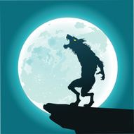 Werewolf Howling At The Moon N3