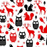 Christmas Animal Repeat Pattern