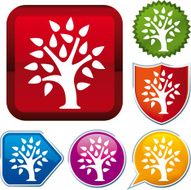 icon series tree (vector)