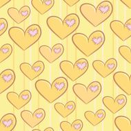 Seamless pattern with hearts N127