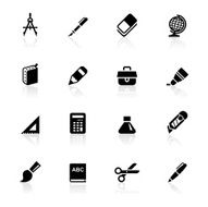 Black Symbols - School Supplies N2