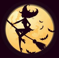 Sexy Witch Silhouette N2