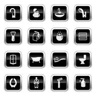 Supergloss Black Icons - Bathroom