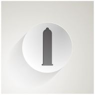 Vector icon for condom