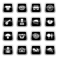 Supergloss Black Icons - Pizzeria