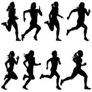Runners on sprint women N4