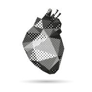 heart abstract isolated on a white backgrounds N7