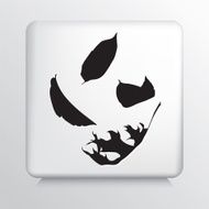 Square Icon With Falling Deciduous Leaves Silhouette N2