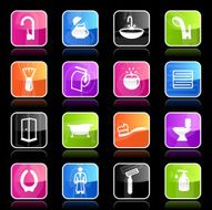Ubergloss Icons - Bathroom