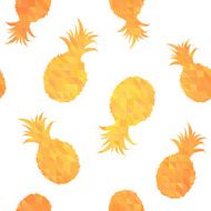 Pineapples colorful seamless texture pattern N3