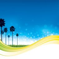 Summer flow background