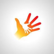 Black footprint icon