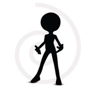 3d man in standing pose N2