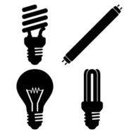 Light bulb silhouette N2