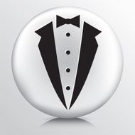 Round Icon With Tuxedo N3