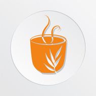 Sushi Restaurant Icon Green Tea Cup