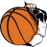 Female Basketball Dunk Design