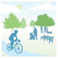 Summer Park Scene