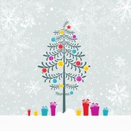 Decorated Christmas tree