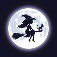 Halloween Witch Silhouette N4