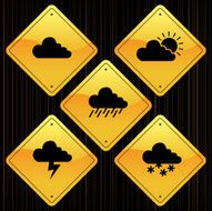 Yellow Signs - Weather