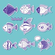 doodle fish N6