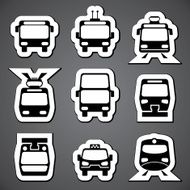 public transport label