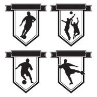 Soccer emblem set N2