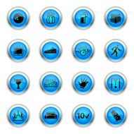 Blue Icons - Bowling