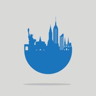 new york skyline N17