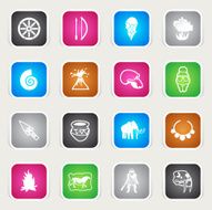 Multicolor Icons - Prehistory