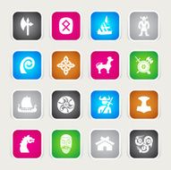 Multicolor Icons - Vikings
