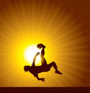 Soccer Player Flip Kick - Male