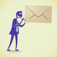 Man with a mail