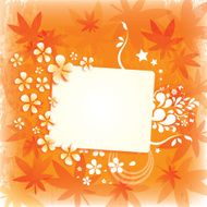 floral frame N252