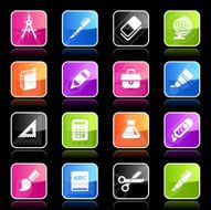 Ubergloss Icons - School Supplies N2