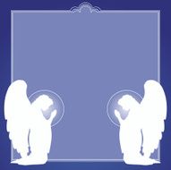Angels Frame with copy space