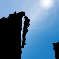 Vector silhouette of a woman N1826